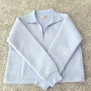 Banana republic fleece half zip sweatshirt
